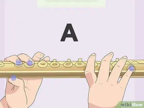 Image titled Play the F Scale on the Flute Step 4