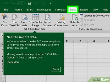 Image titled Activate Power Query in Excel 2016 Step 3