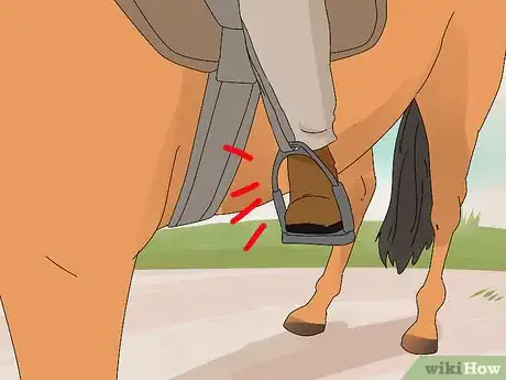 Image titled Ride a Horse at Walk, Trot, and Canter Step 3