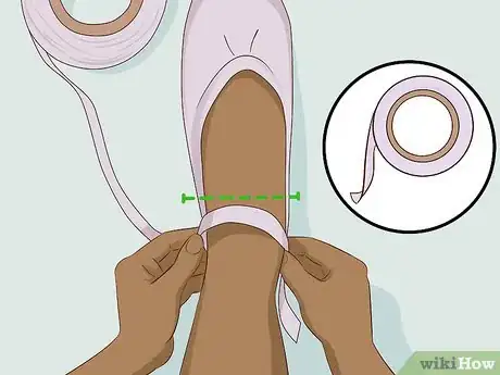 Image titled Sew Ribbons on Pointe Shoes Step 19.jpeg