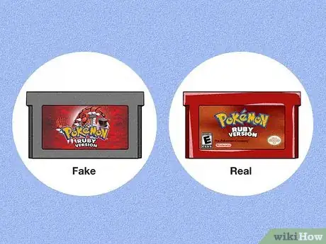 Image titled Tell if a GBA Game Is Fake Step 2