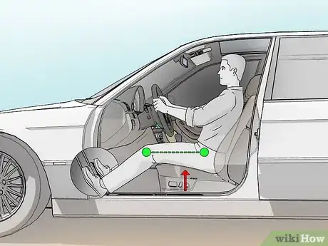 Image titled Adjust Seating to the Proper Position While Driving Step 3