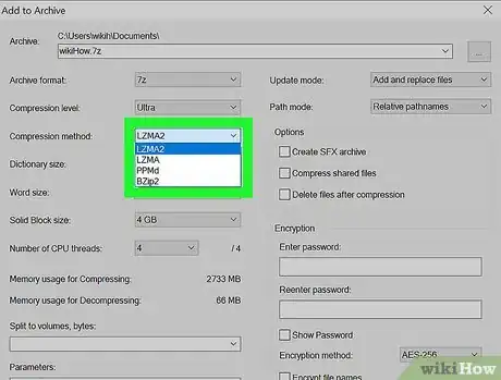 Image titled Highly Compress Files with 7zip Step 7