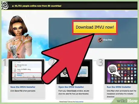 Image titled Get Started Using IMVU Step 1