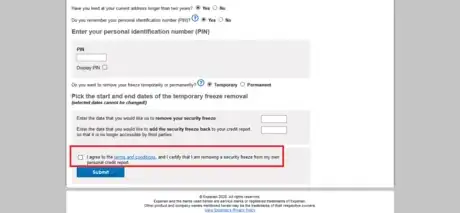 Image titled Remove Security Freeze at Experian Agree to TOC.png