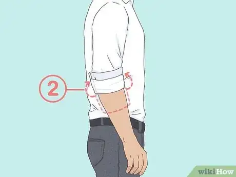 Image titled Roll Up Shirt Sleeves Step 13