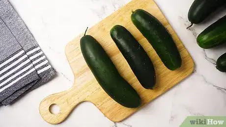Image titled Slice a Cucumber Step 1