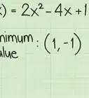 Find the Maximum or Minimum Value of a Quadratic Function Easily