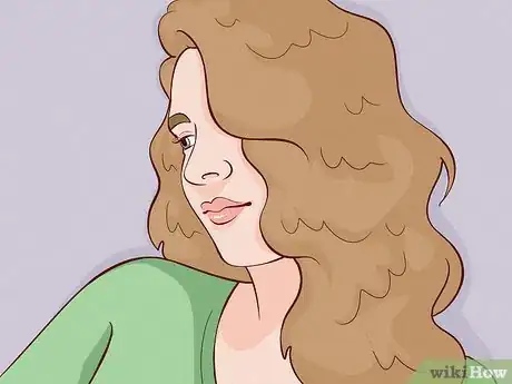 Image titled Get Wavy Hair Overnight with a Bun Step 9