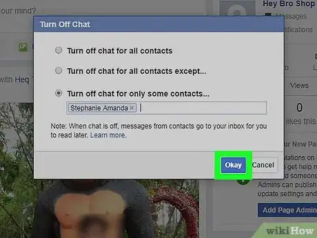 Image titled Appear Offline to Some People on Facebook Step 12