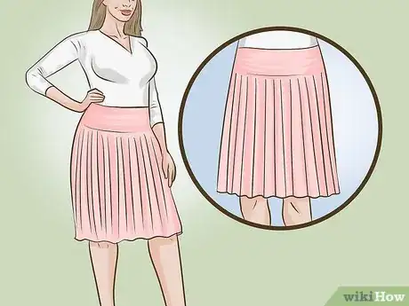 Image titled Wear a Pleated Skirt Step 1