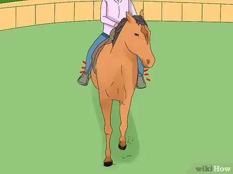 Image titled Ride a Horse at Walk, Trot, and Canter Step 13