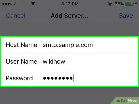 Image titled Set the Outgoing Mail Server on an iPhone Step 8