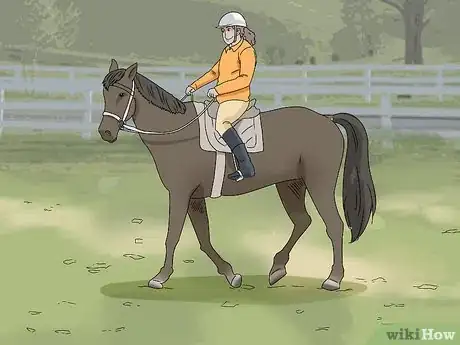 Image titled Start a Horse Under Saddle Step 11