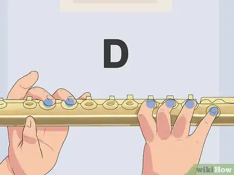 Image titled Play the F Scale on the Flute Step 7
