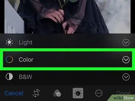 Image titled Adjust the Color Cast of a Photo Using the iPhone Photos App Step 5
