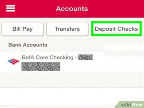 Image titled Deposit Checks With the Bank of America iPhone App Step 3