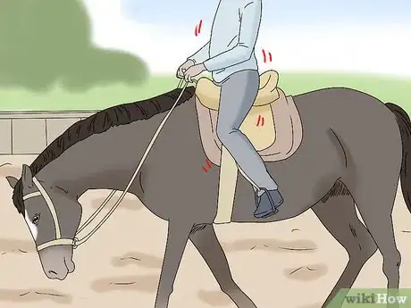 Image titled Ride a Horse at Walk, Trot, and Canter Step 9
