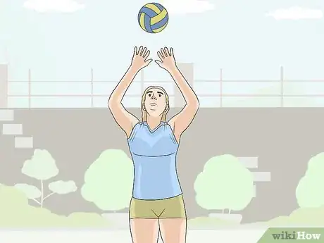 Image titled Practice Volleyball Without a Court or Other People Step 2
