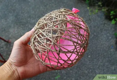 Image titled Make a Twine Ball Light Garland Step 10