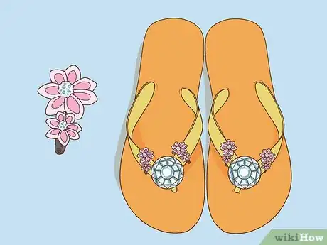 Image titled Decorate Flip Flops Step 3