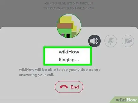 Image titled Video Chat on Snapchat Step 5