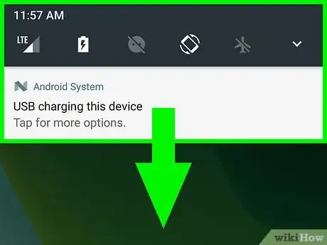 Image titled Hide the Notification Bar on Android Step 1