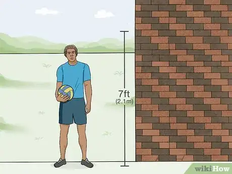 Image titled Practice Volleyball Without a Court or Other People Step 5