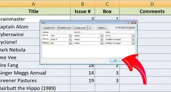 Organize Your Comic Collection with Excel