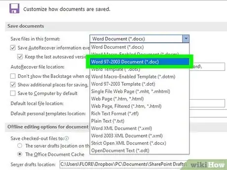 Image titled Set up Autosave on Microsoft Word 2007 Step 5