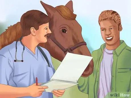 Image titled Hand Feed a Horse Step 1