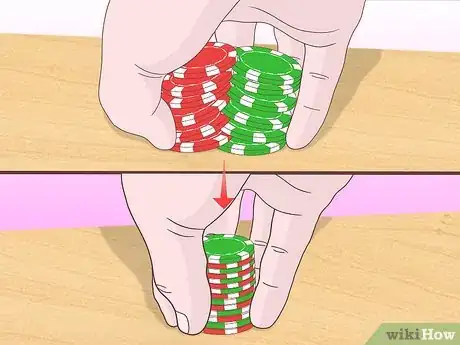 Image titled Shuffle Poker Chips Step 12