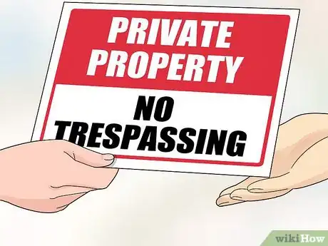 Image titled Post No Trespassing Signs Step 3