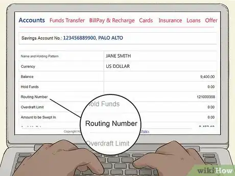 Image titled Find the Routing Number Without a Check Step 7