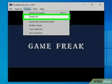 Image titled Use Gameshark Codes on Visualboy Advance Step 21