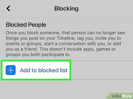 Image titled Block People on Facebook Step 6