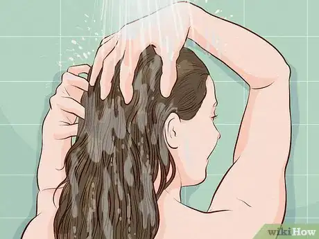 Image titled Make Your Hair Thinner Step 1