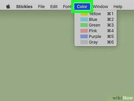 Image titled Use Stickies on Mac Step 7