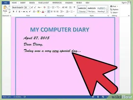 Image titled Make a Computer Diary Step 21