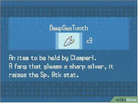 Image titled Evolve Clamperl in Pokemon Step 2