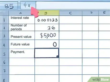 Image titled Calculate Credit Card Payments in Excel Step 7