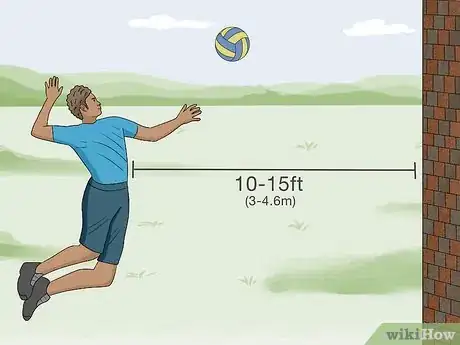 Image titled Practice Volleyball Without a Court or Other People Step 6