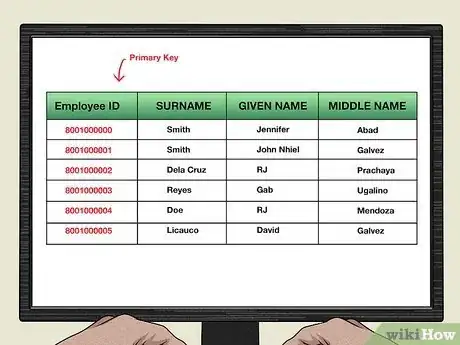 Image titled Choose a Primary Key in a Database Step 1