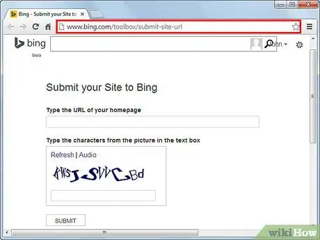 Image titled Add a URL to Bing Step 1