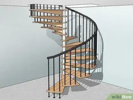 Image titled Build Spiral Stairs Step 15