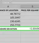 Calculate Standard Deviation in Excel