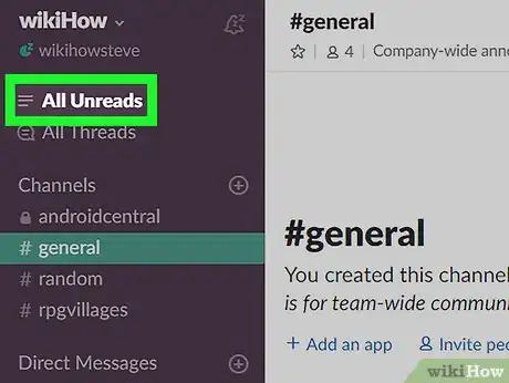 Image titled Find Unread Slack Messages Step 8