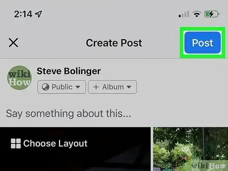 Image titled Add Photos to a Post on Facebook Step 6