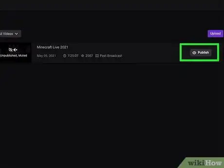 Image titled Upload a Video to Twitch Step 8