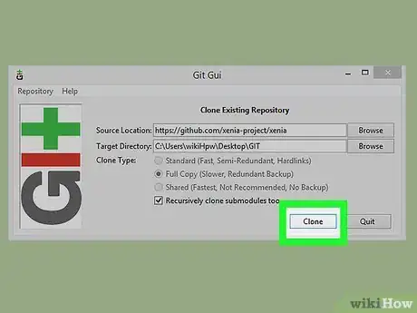 Image titled Clone a Repository on Github Step 17